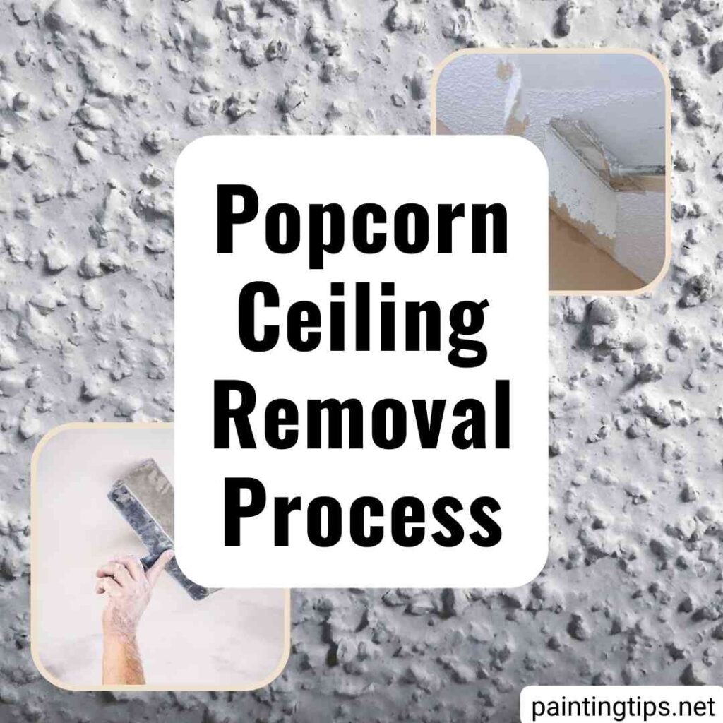 Popcorn ceiling removal