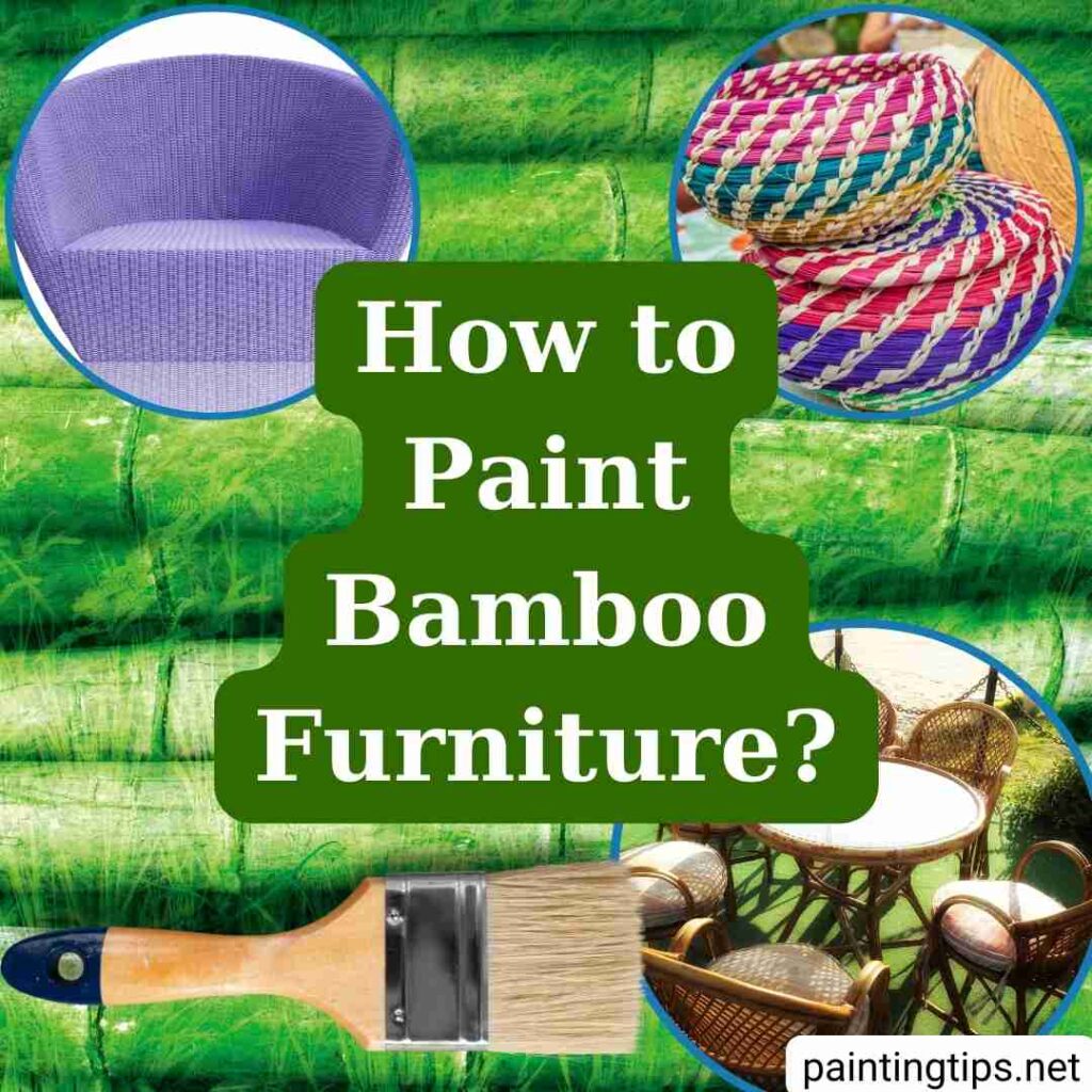 Bambu painting. How to paint bamboo furniture?