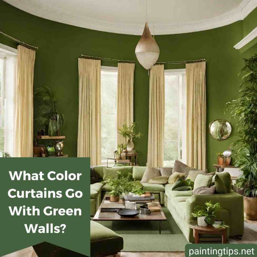 The 6 Best Curtain Colors that Go with Green Walls Painting Tips