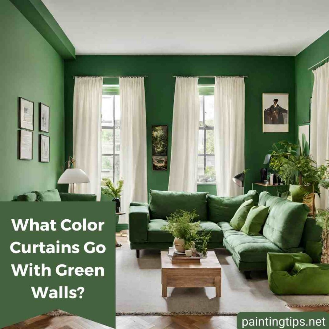 The 6 Best Curtain Colors that Go with Green Walls - Painting Tips