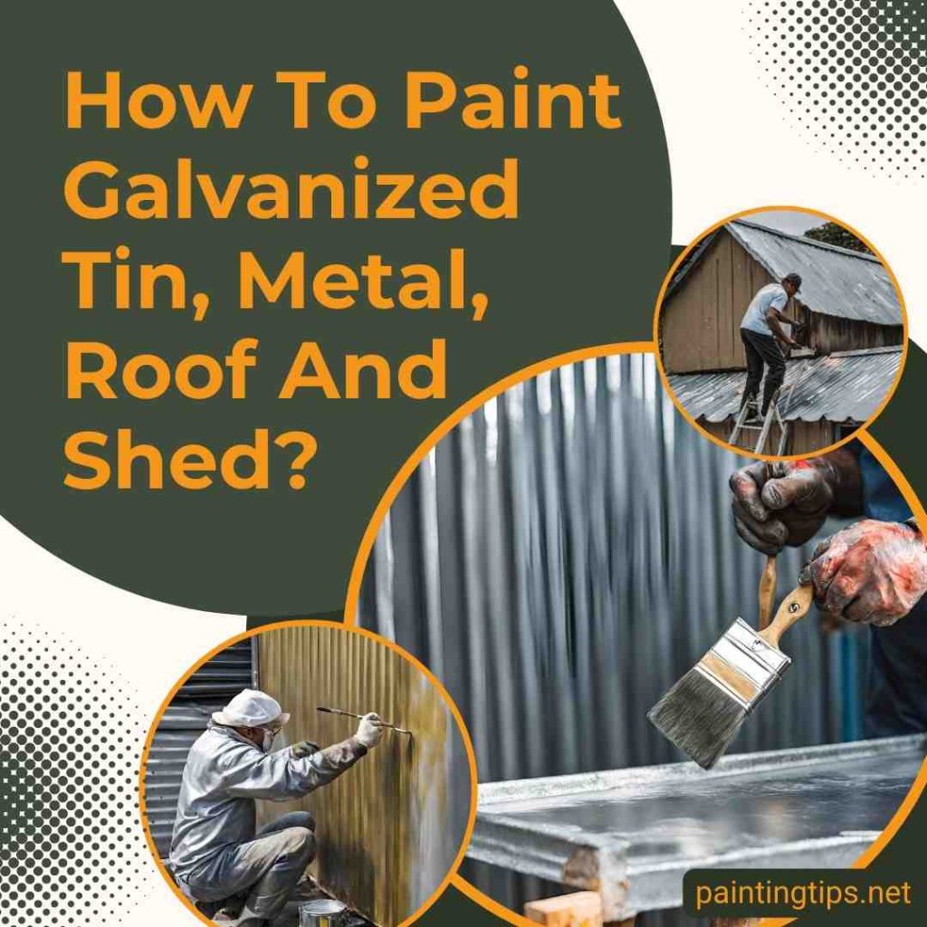 How to paint galvanized tin?