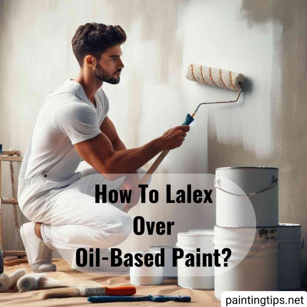 Latex paint over oil based paint