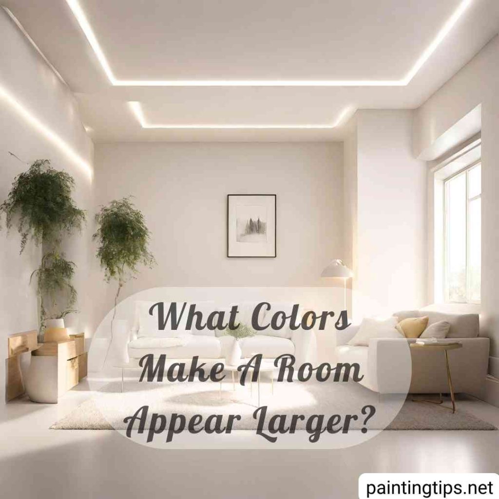 What colors make a room appear larger?