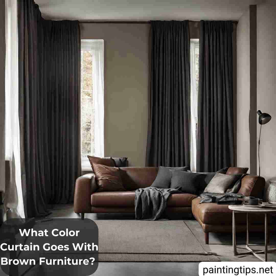 25 Best Curtain Colors to Match with Brown Furniture - Painting Tips