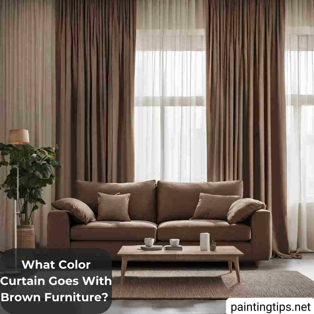 25 Best Curtain Colors to Match with Brown Furniture - Painting Tips