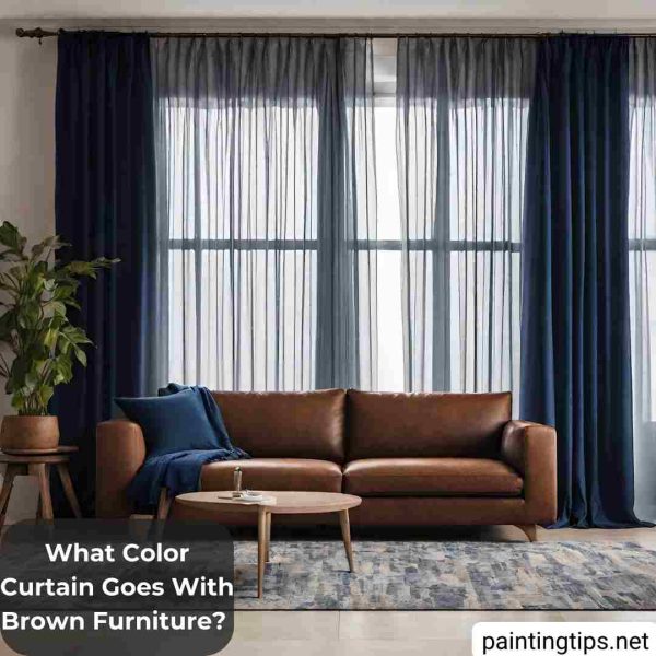 25 Best Curtain Colors to Match with Brown Furniture - Painting Tips