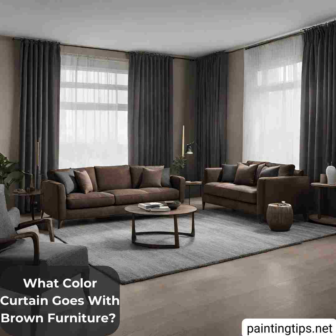 25 Best Curtain Colors to Match with Brown Furniture - Painting Tips