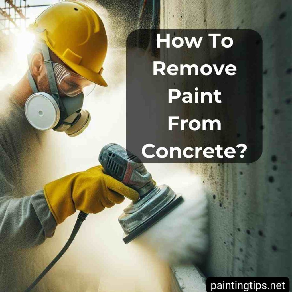 How to remove paint from concrete?