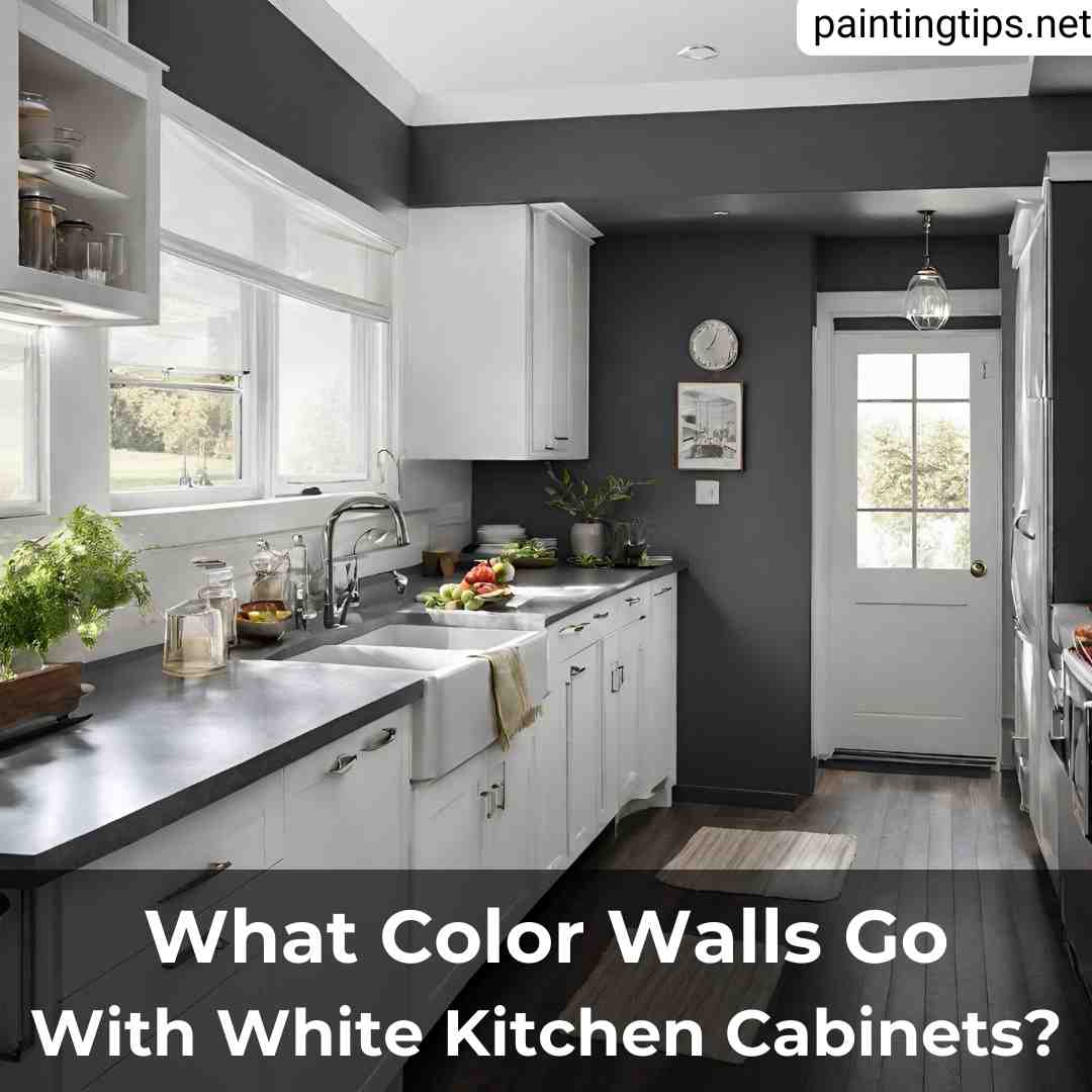 What color walls go with white kitchen cabinets.