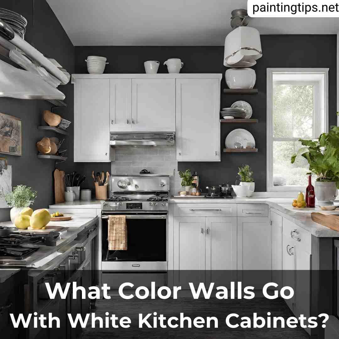 What color walls go with white kitchen cabinets.