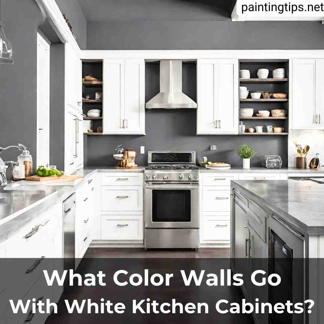 What color walls go with white kitchen cabinets.