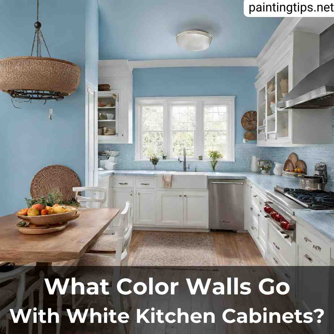 What color walls go with white cabinets.