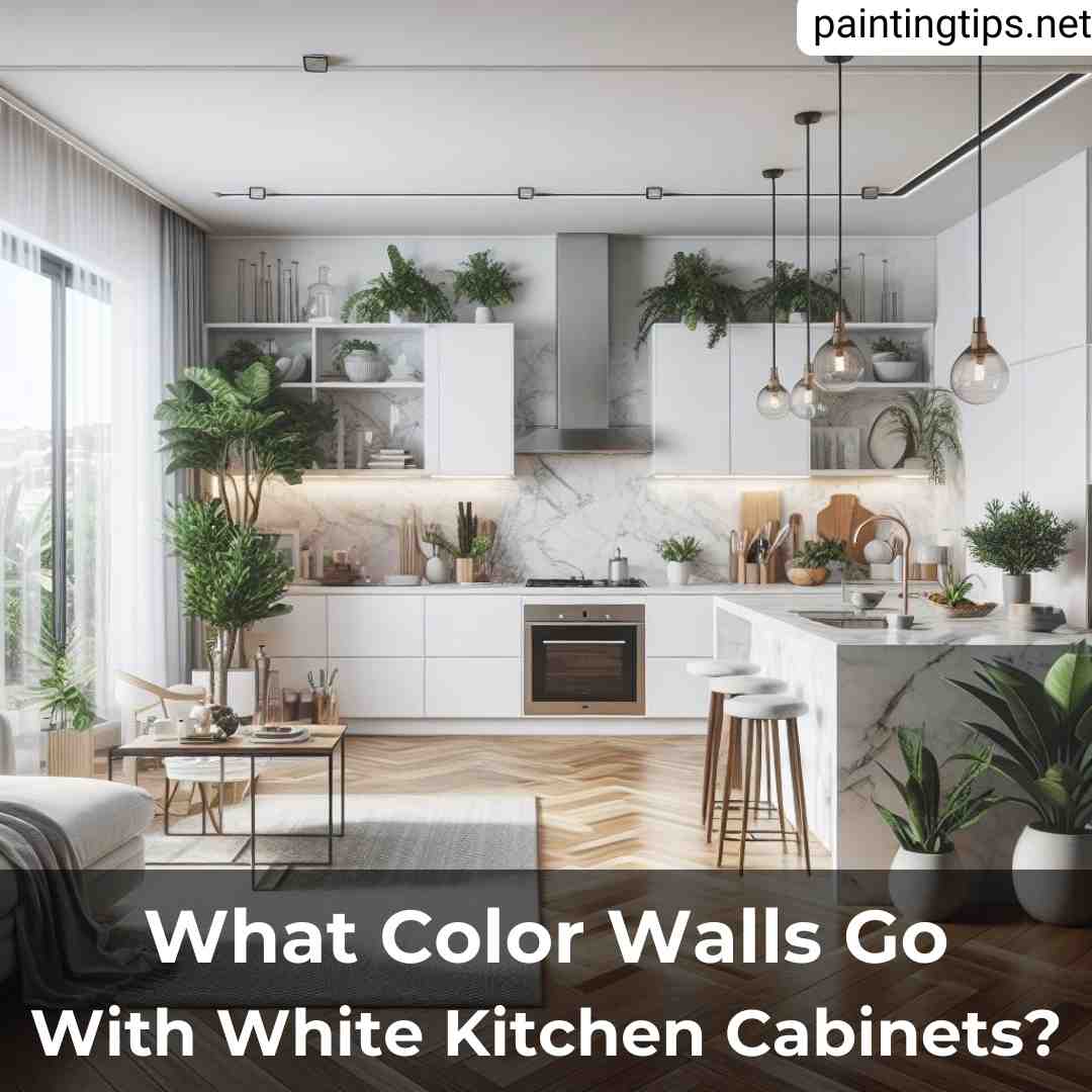 What color paint goes with white cabinets.