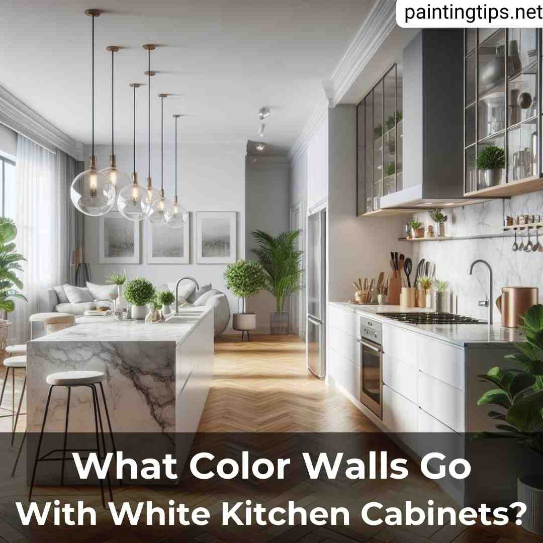 What color paint goes with white cabinets.