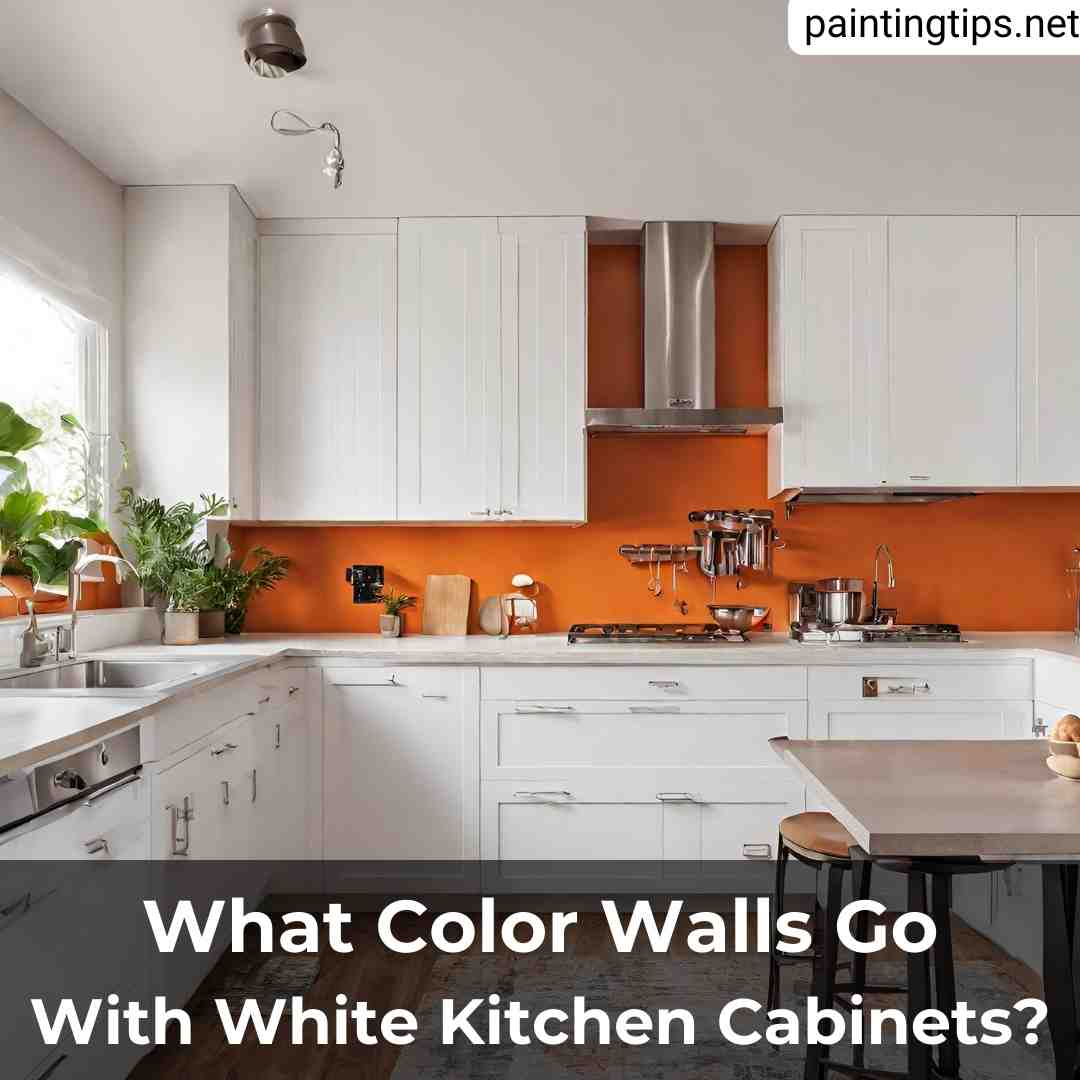 What wall color goes with white kitchen cabinets.