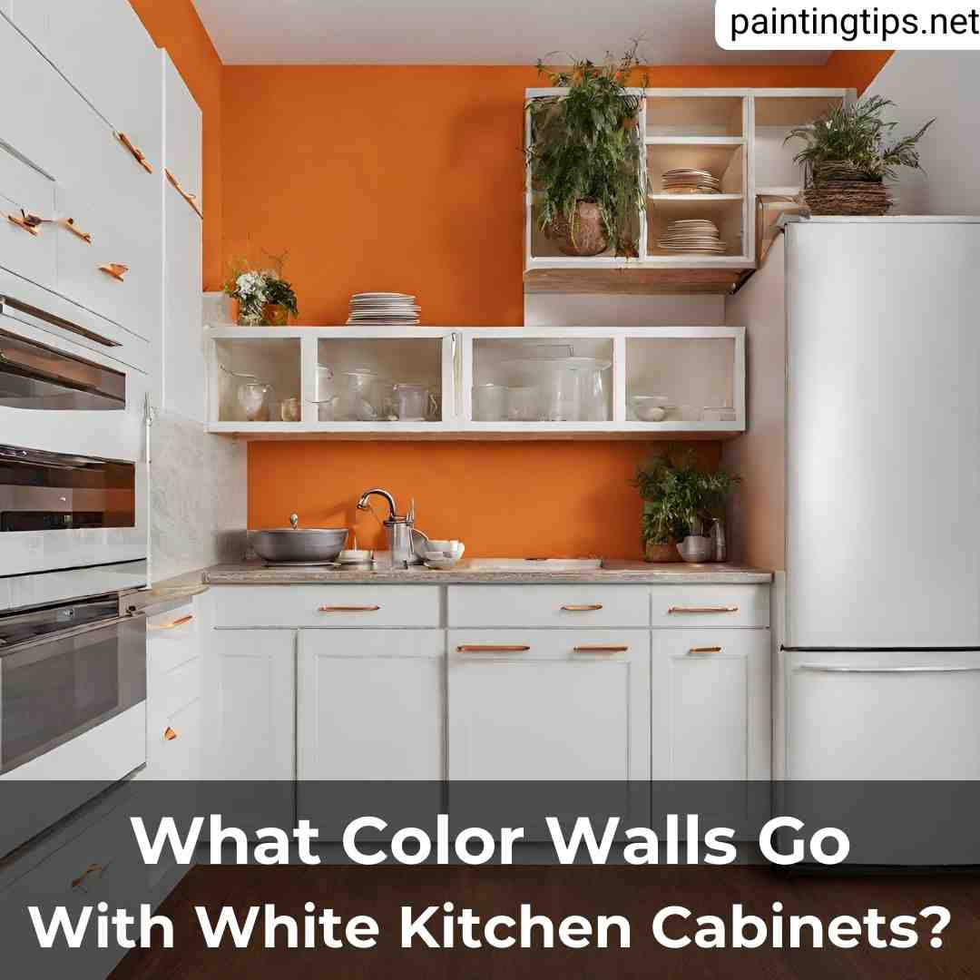 What wall color goes with white kitchen cabinets.