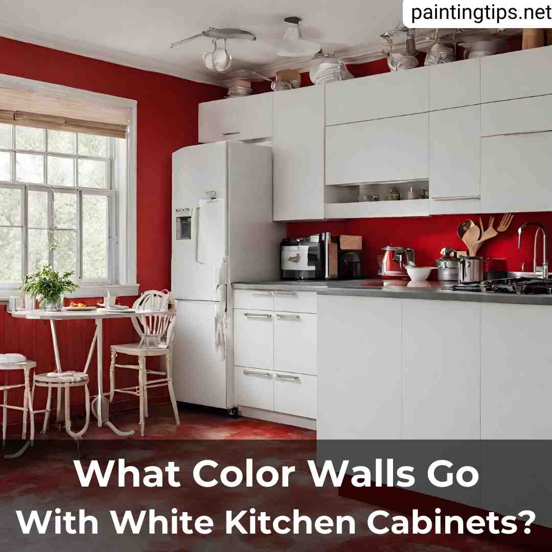 What wall color goes with white kitchen cabinets.