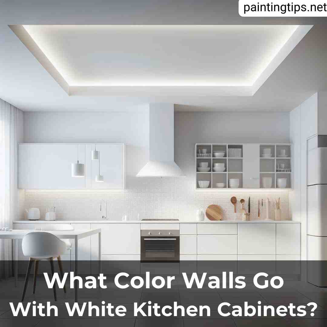 What color paint goes with white cabinets.