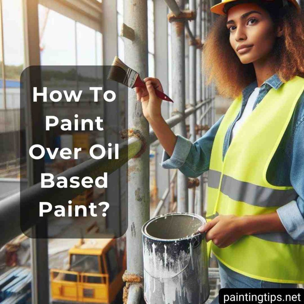 How to paint over oil based paint?