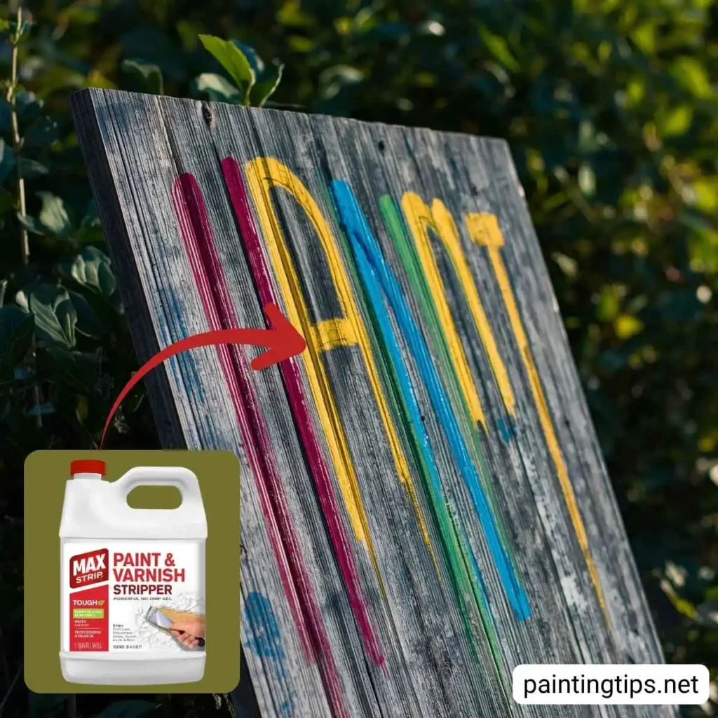 A paint stripper is the best option to remove spray paint from wood.