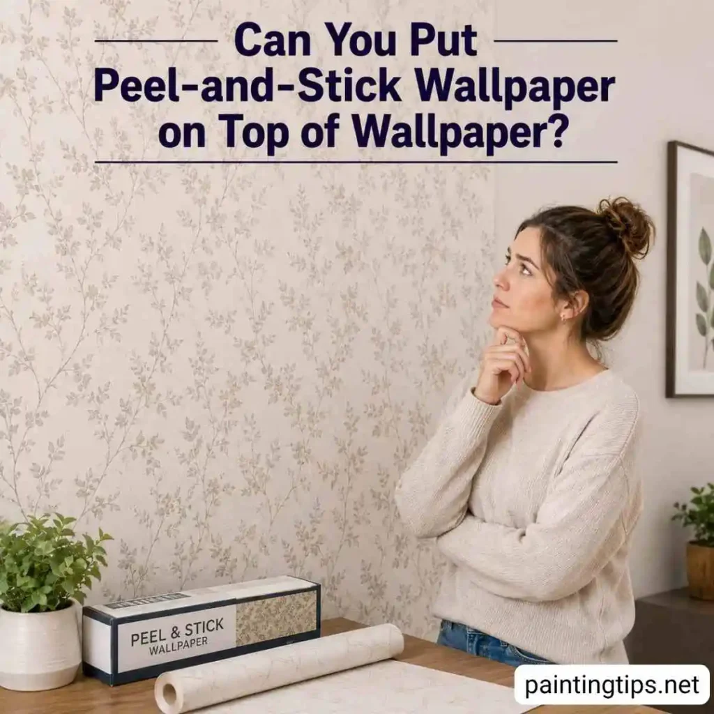 Can you put peel-and-stick wallpaper on top of wallpaper?
