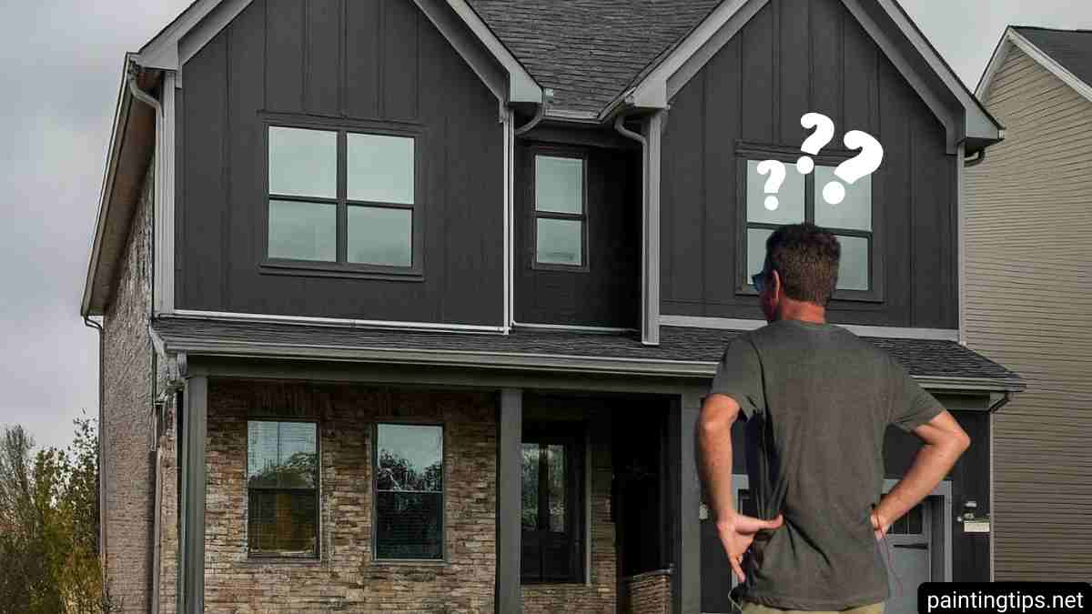 Black House Grey Trim or Gray House Black Trim? - Painting Tips