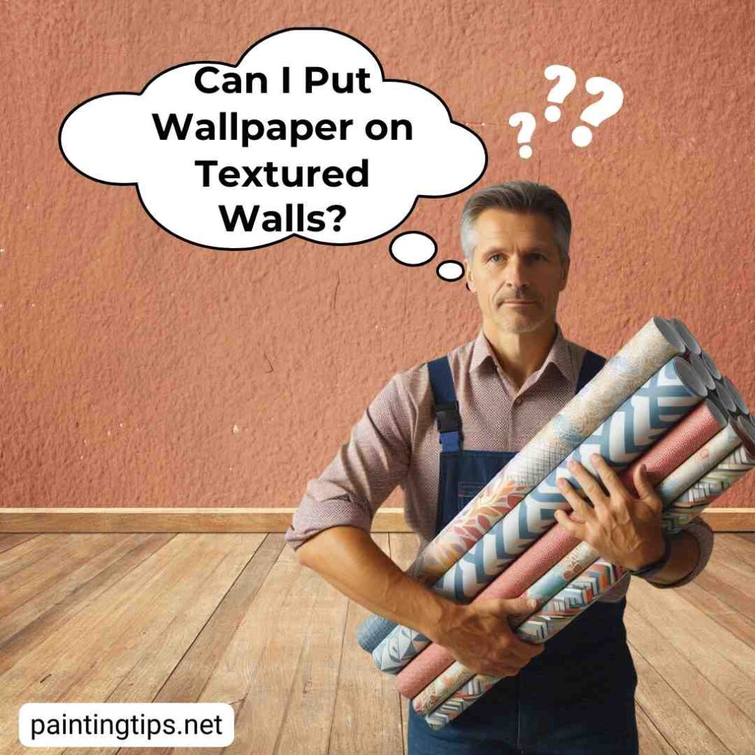 Can You Put Wallpaper on Textured Walls? Painting Tips