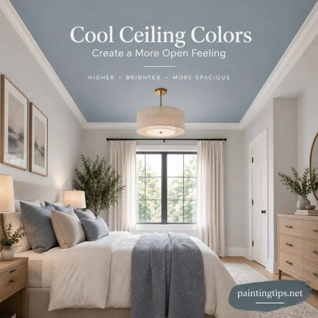 Ceiling paint color ideas.