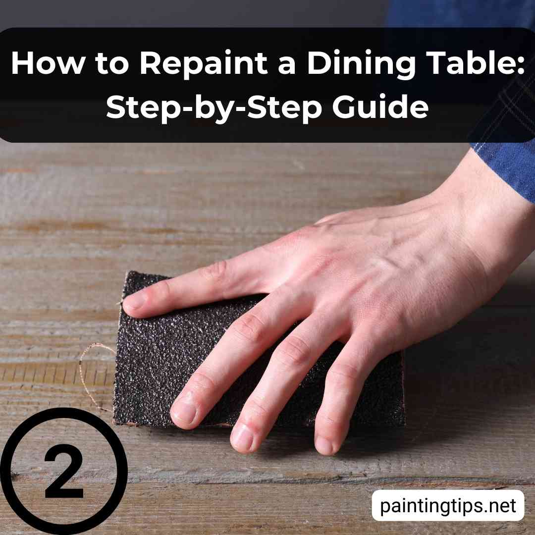 Repaint Table How to Paint a Wooden Dining Table Easily - Painting Tips