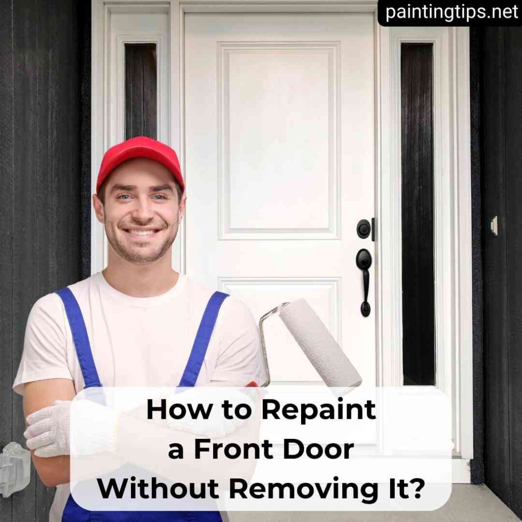 How to Repaint a Front Door Without Removing It? - Painting Tips