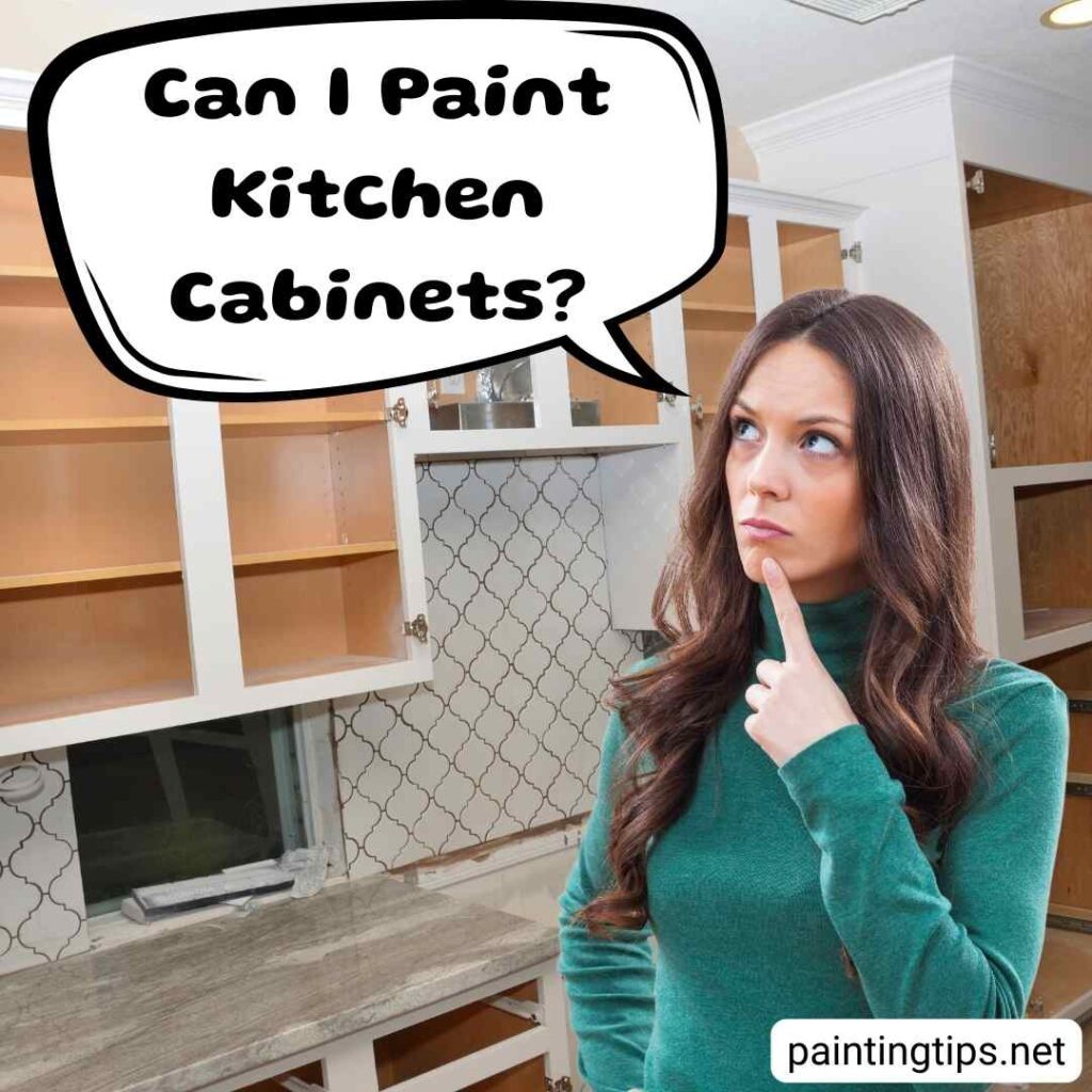 Can you paint kitchen cabinets.