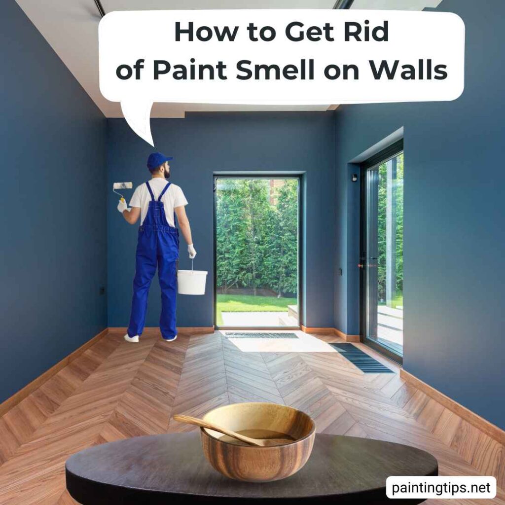 How to remove the smell of paint in a room.