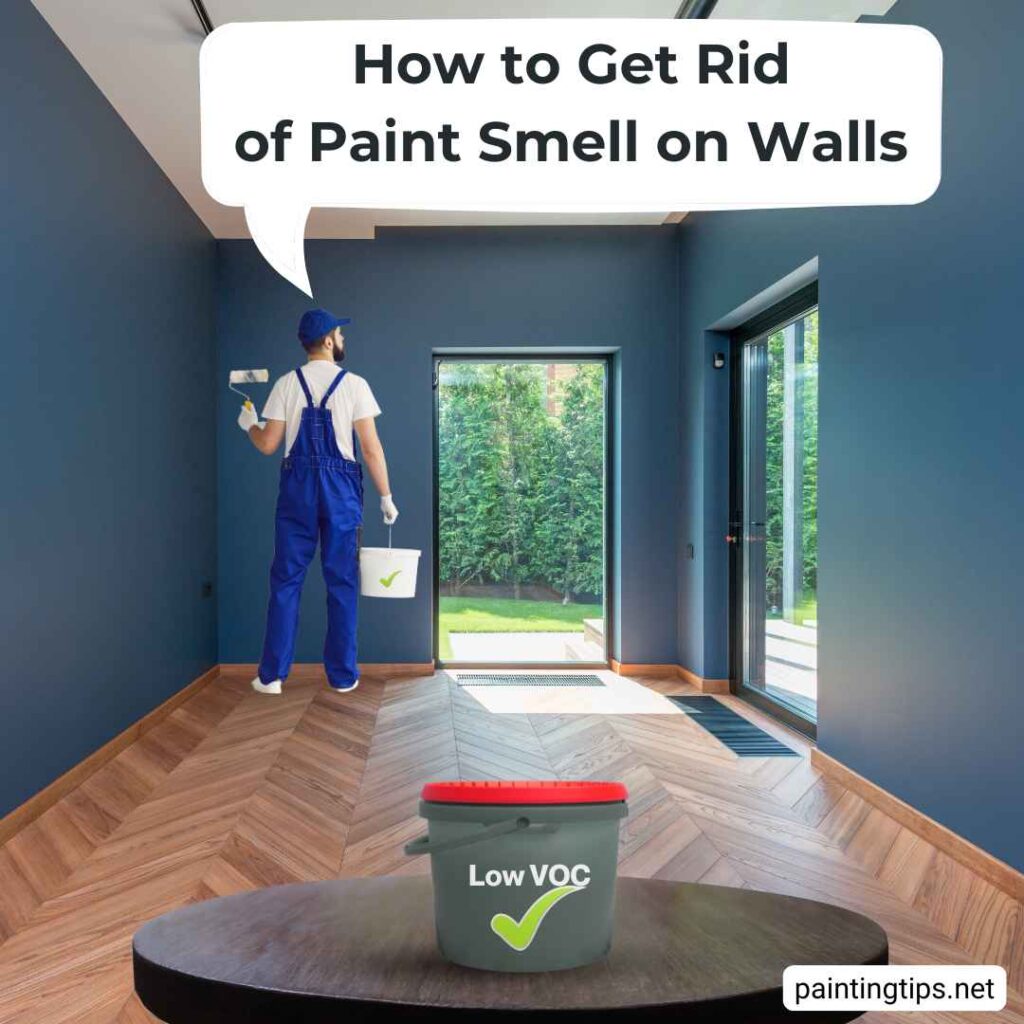 How to get rid of paint smells in a room.