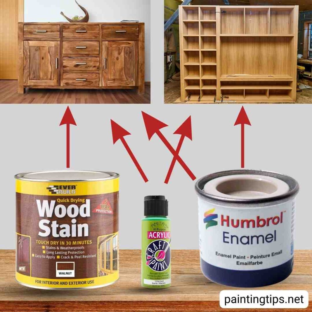 How to Paint Old Wood Furniture and Make It Look New - Painting Tips
