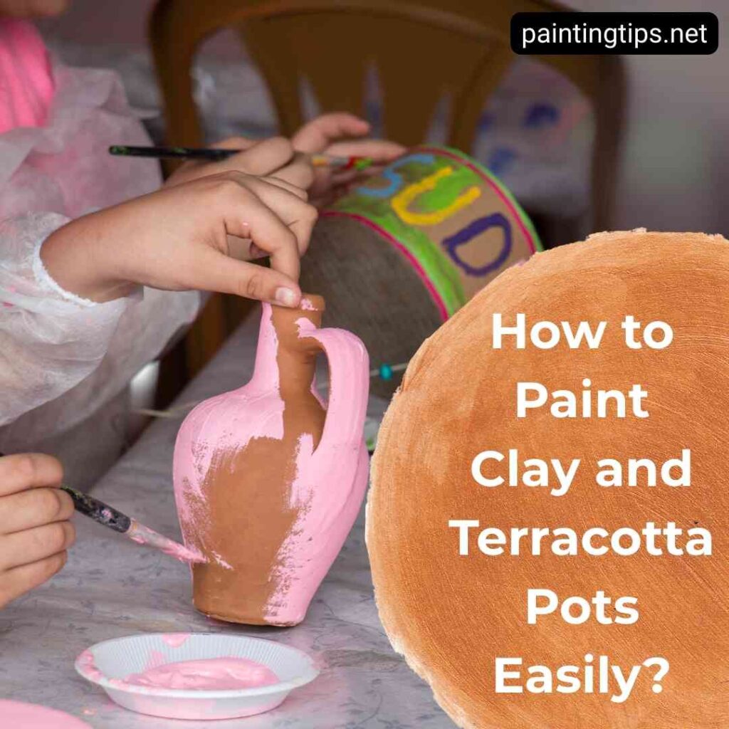 How to paint a clay pot.