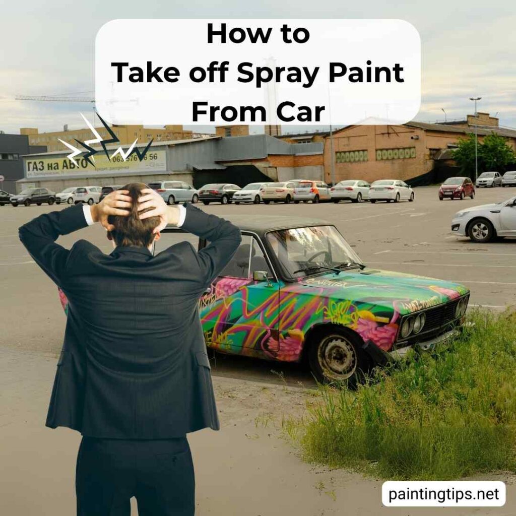 How to take off spray paint from car.