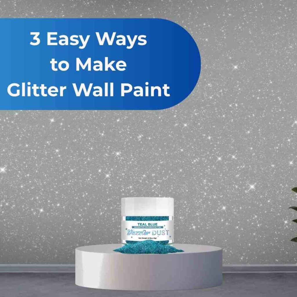 How to paint a glitter wall.