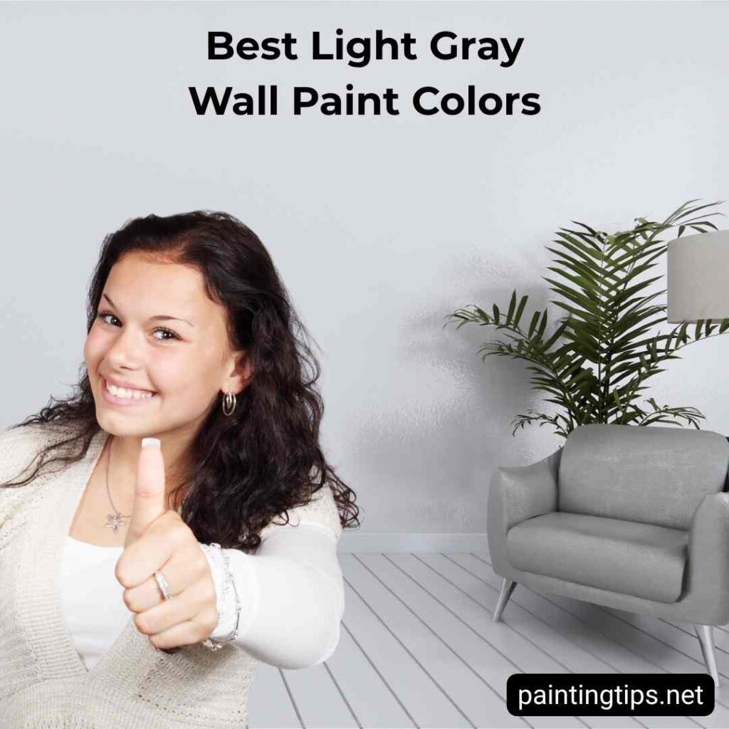 Light gray paint colors.