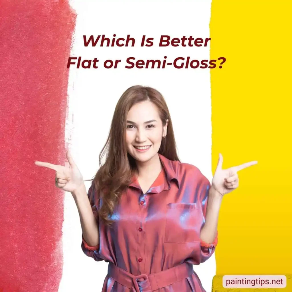 Flat vs semi-gloss.