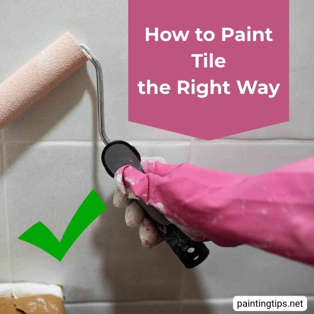 Tile painting.