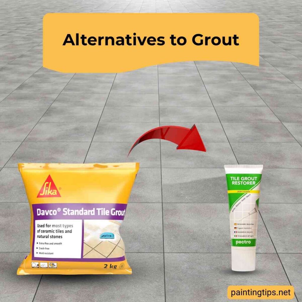 Alternatives to grout.