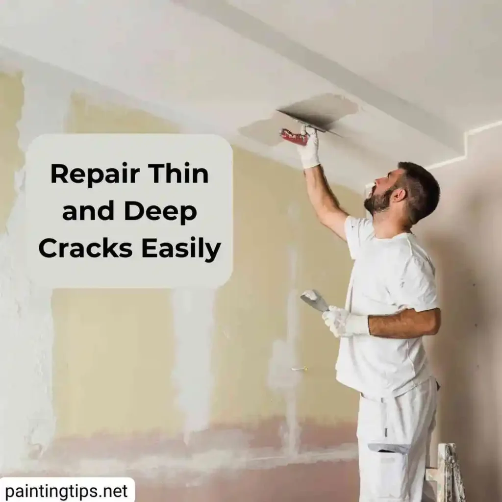 How to fix ceiling cracks.