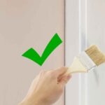 How to repaint a door frame.