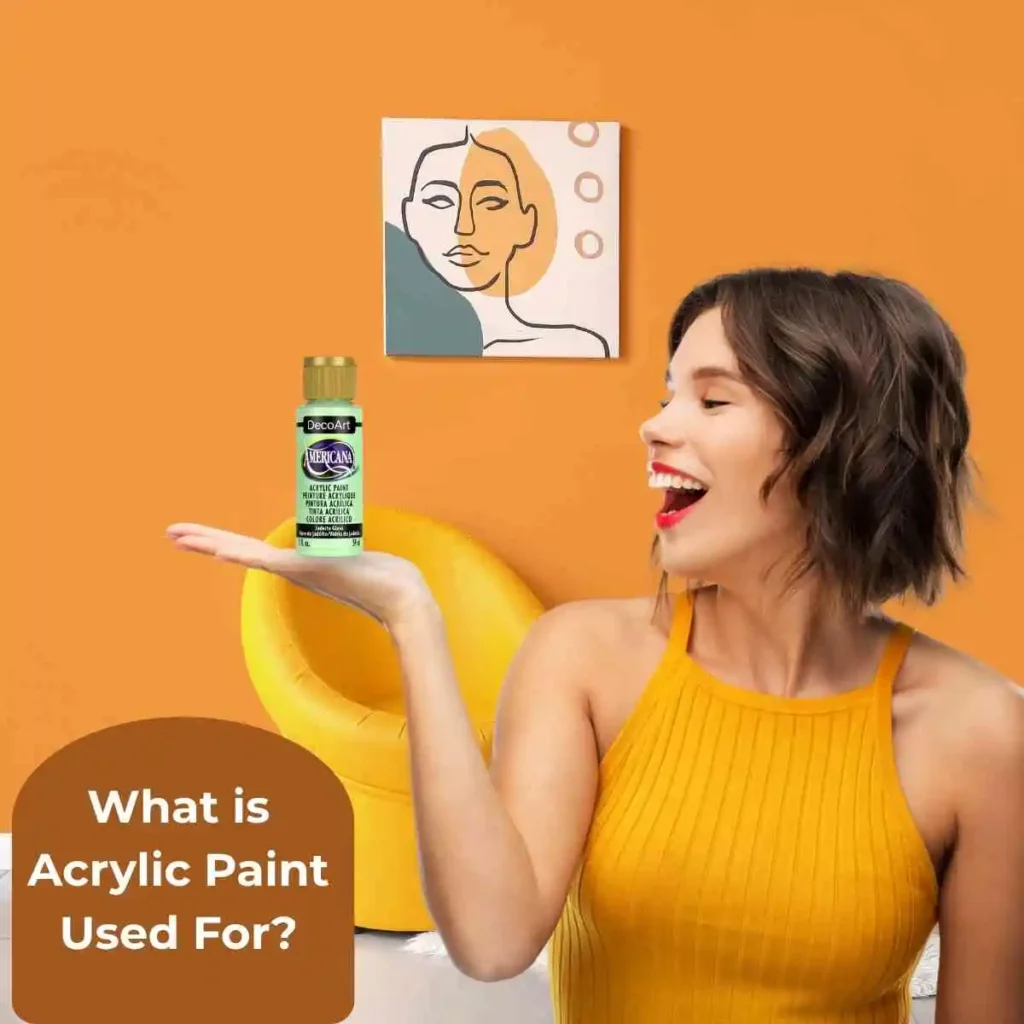 What is acrylic paint used for?