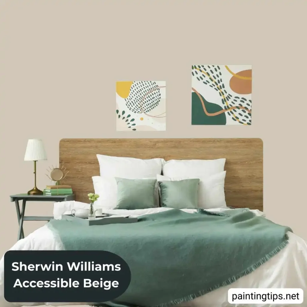 accessible beige bedroom