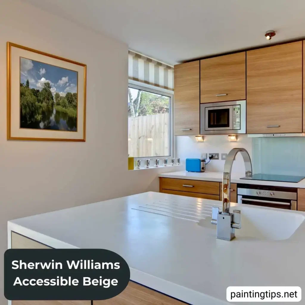 accessible beige kitchen