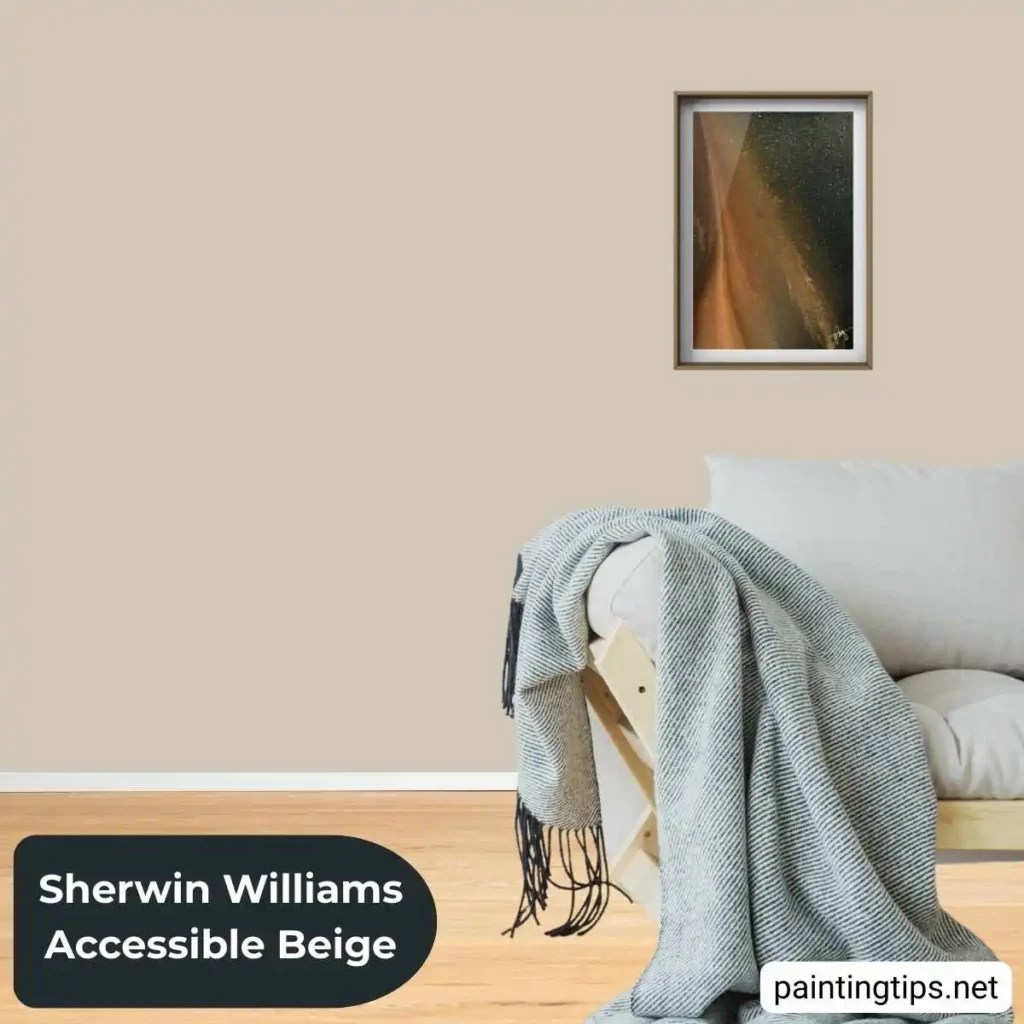 accessible beige living room