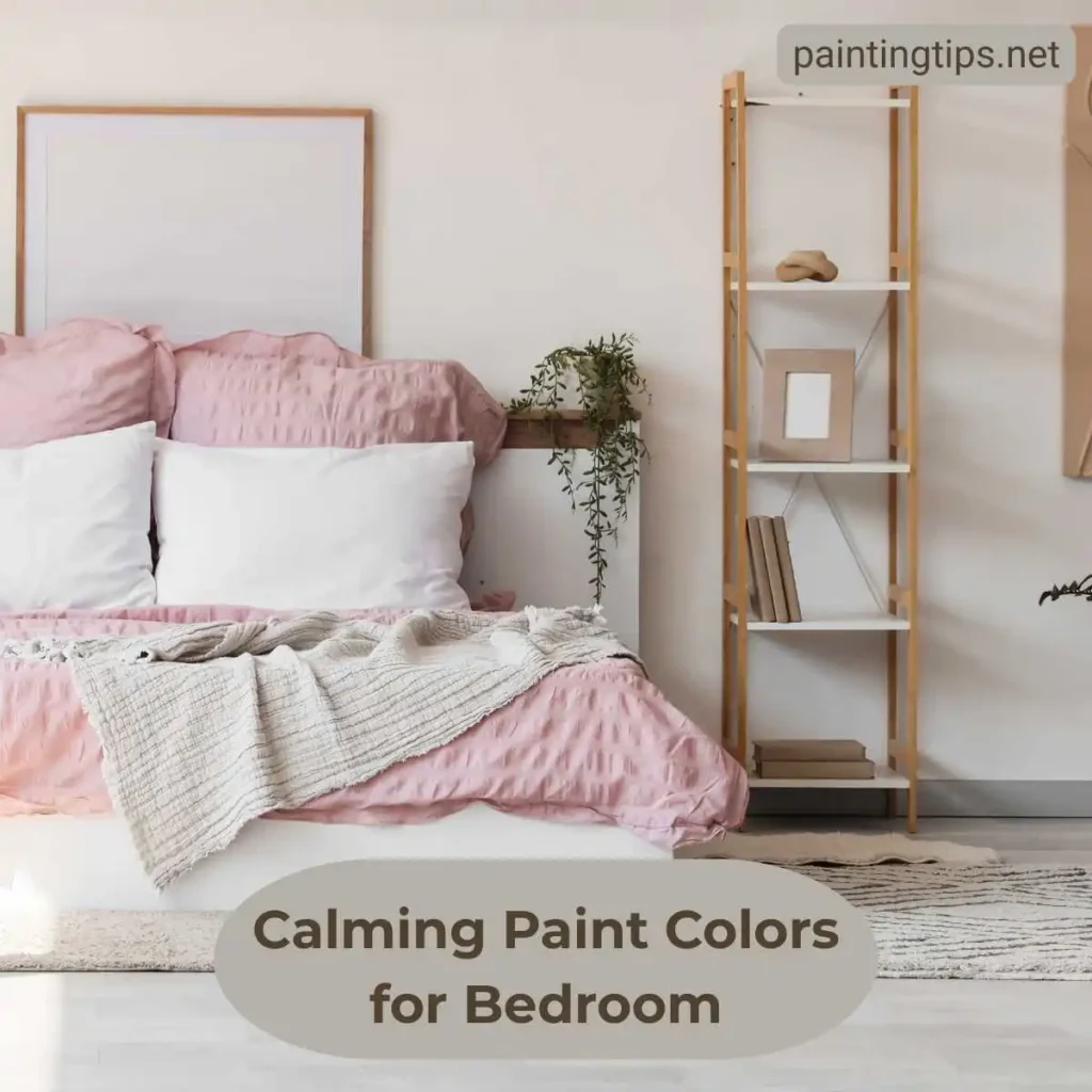 calming paint color for bedroom dusty pink
