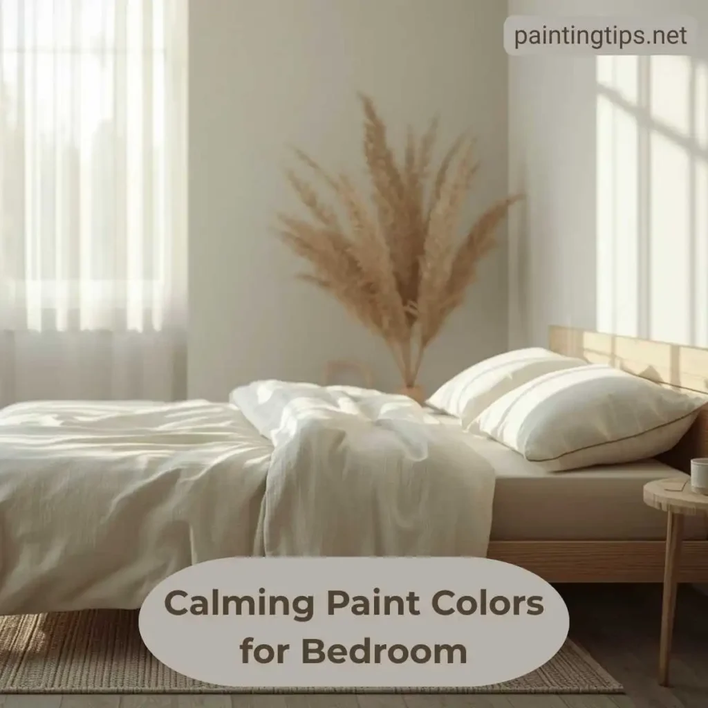 calming paint color for bedroom light greige