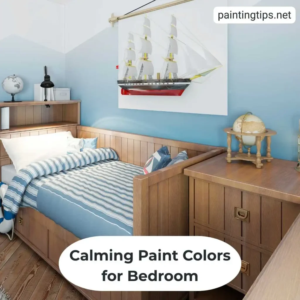calming paint color for bedroom soft blue